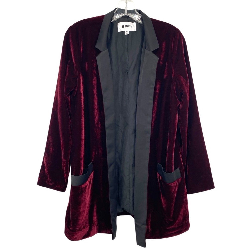 BB Dakota Midnight in Paris Velvet Blazer Jacket